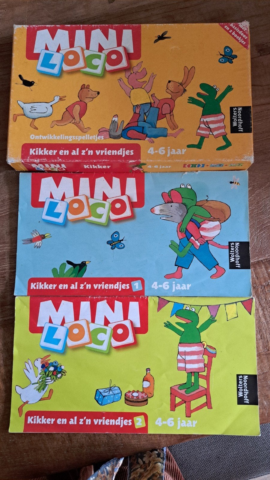 Mini Loco Kikker en al z'n vriendjes (3 boekjes), Ophalen