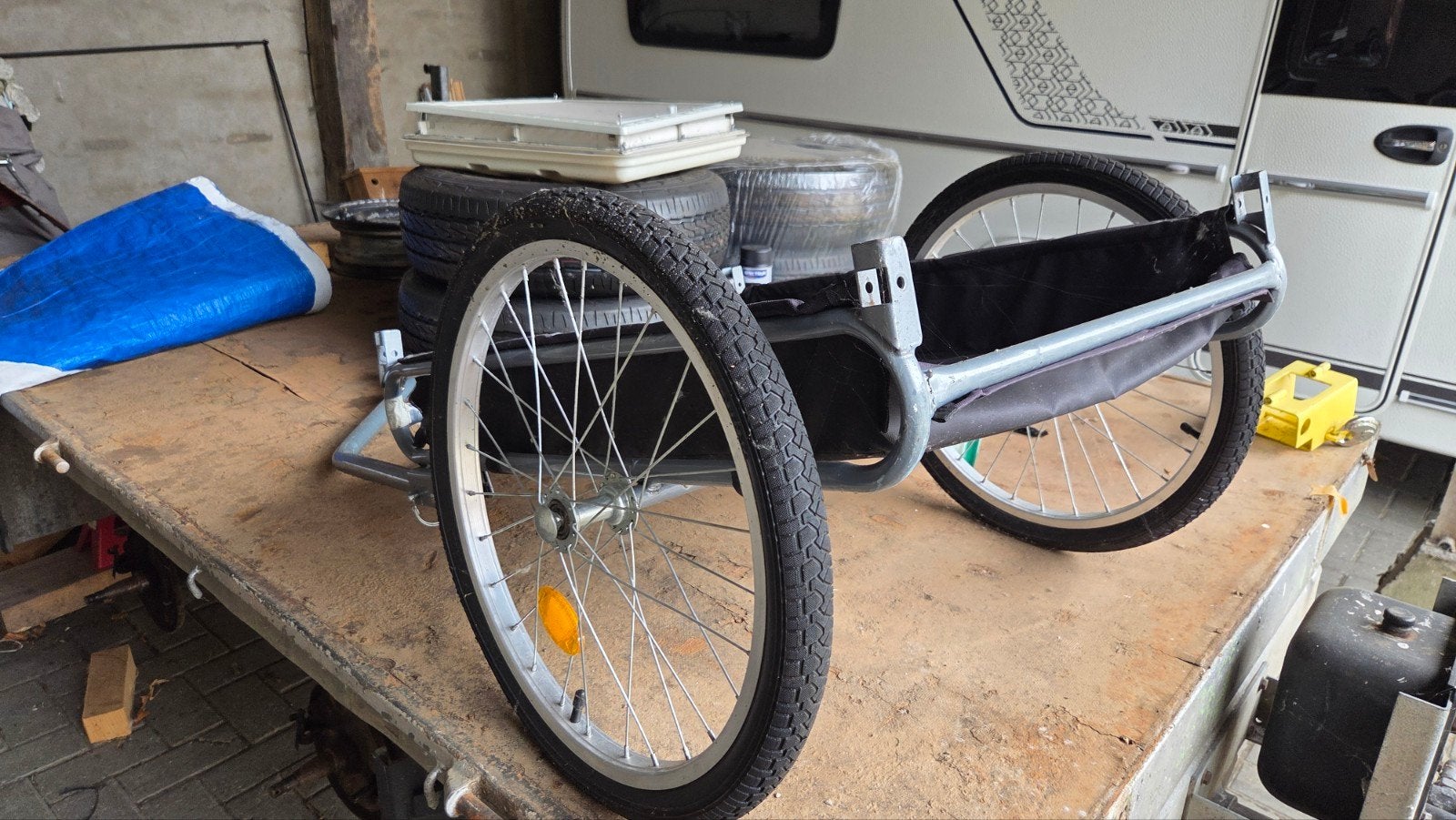 Stevige Fietskar - Ideaal voor Bagage of Huisdier, Ophalen, Gebruikt, Bagagekar, 40 tot 60 kg