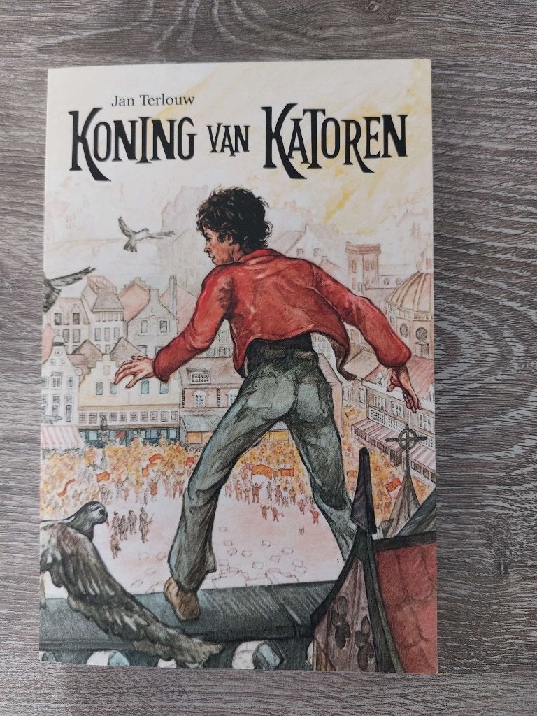 Jan Terlouw - De Koning van Katoren - in perfecte staat, Ophalen of Verzenden, Zo goed als nieuw, Jan Terlouw