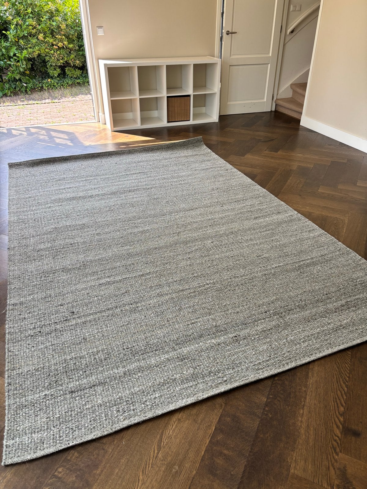 Bodilson Cabo/Green Vloerkleed Wol & Viscose 200x300 cm, Ophalen, Zo goed als nieuw, 200 cm of meer, Grijs
