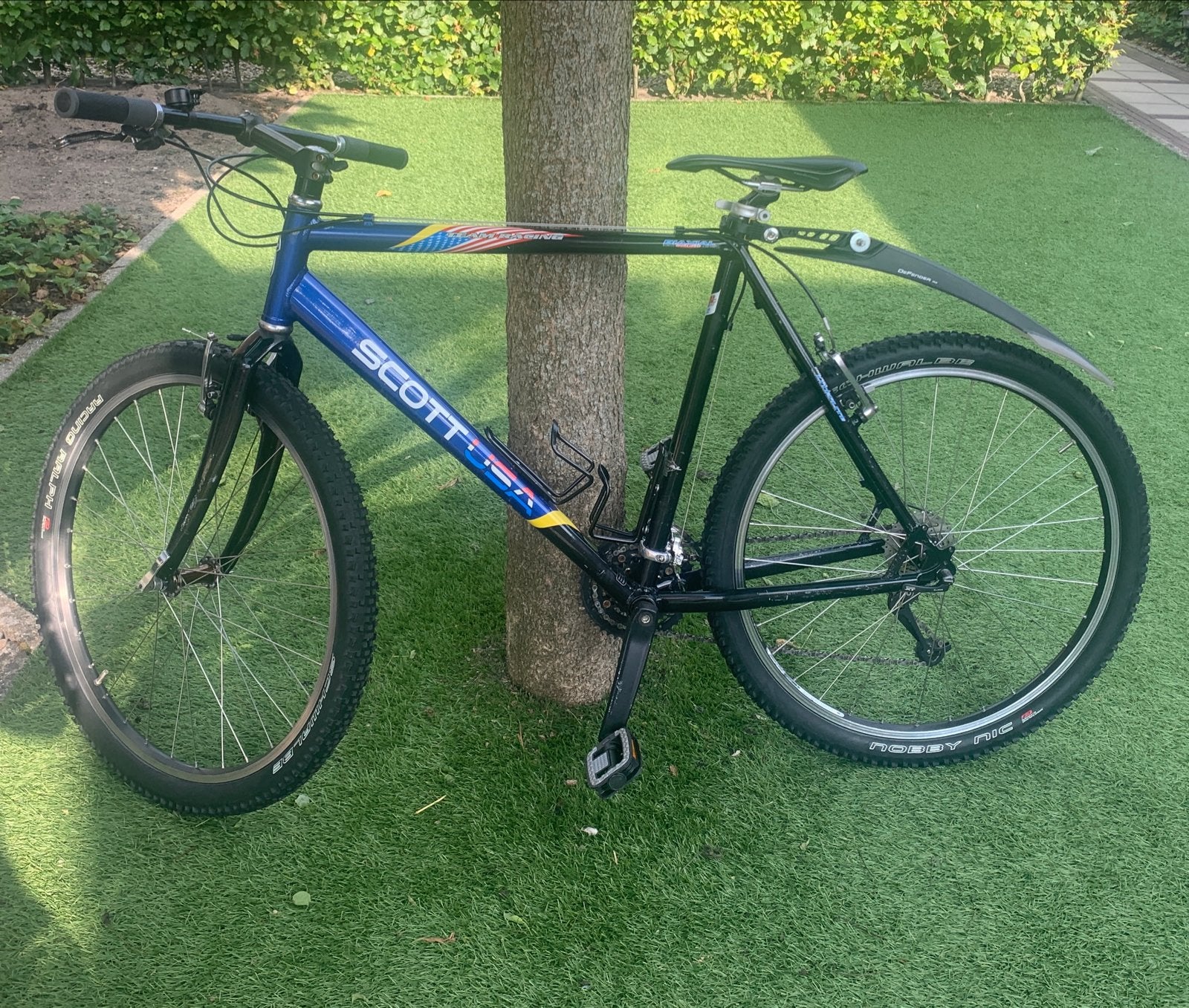 Scott USA Mountainbike - Blauw/Zwart - Goede Staat, Gebruikt, Geen vering, 53 tot 57 cm, Ophalen