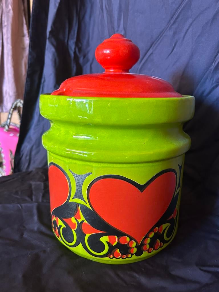 Vintage Wächtersbach rumpot/ bewaarpot., Ophalen, Zo goed als nieuw, Glas, Overige stijlen