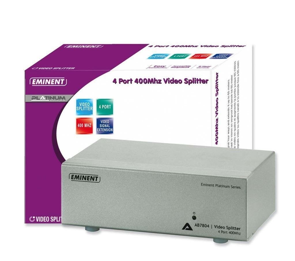 Eminent 4 Port VGA Video Splitter / Versterker, Ophalen of Verzenden, Nieuw