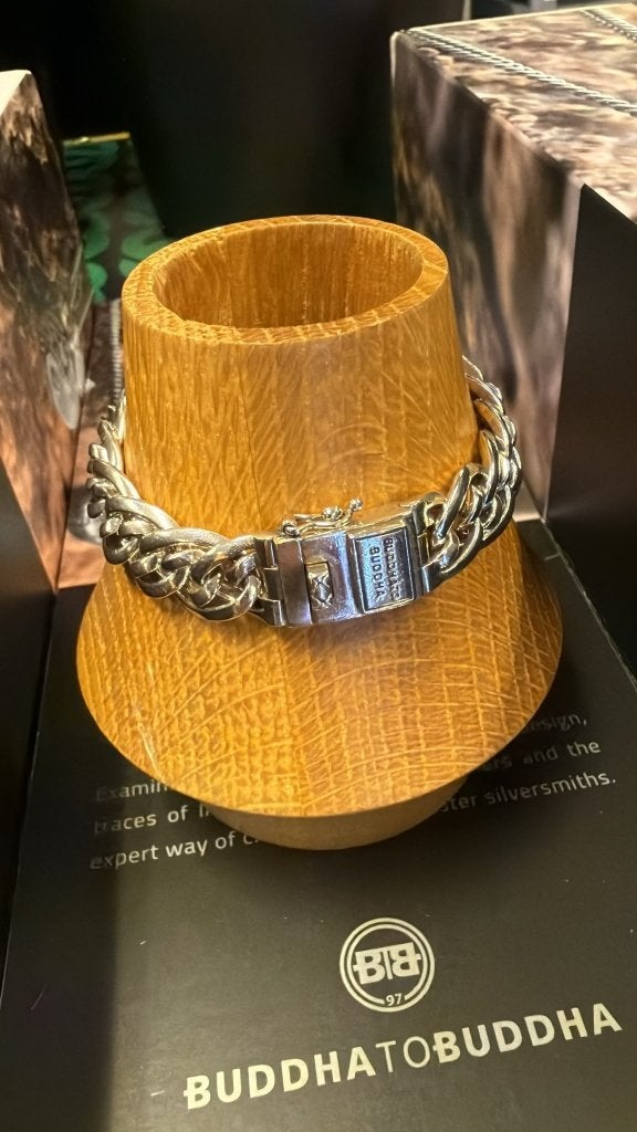 BUDDHA TO BUDDHA ARMBAND TYPE J209 D NATHALIE XS € 299,95, Ophalen of Verzenden, Zo goed als nieuw, Zilver, Zilver