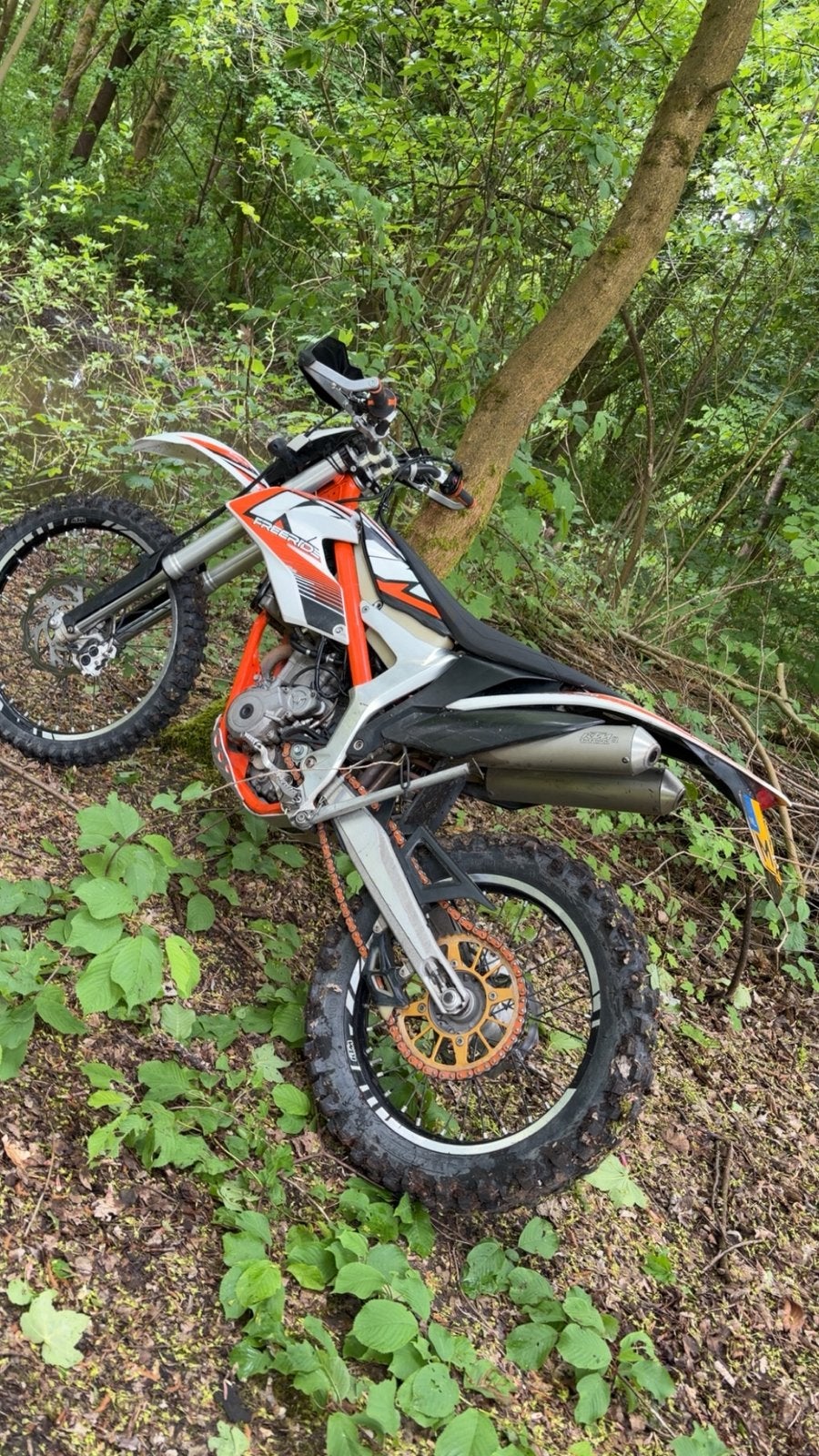 Ktm freeride 350, Ophalen