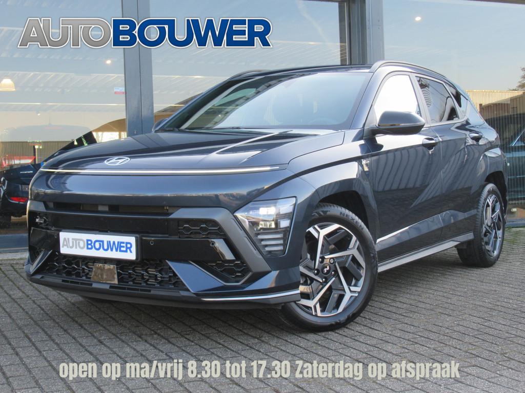 Hyundai KONA 1.0 T-GDI 120 PK N Line Automaat 1e eigen | dea, Stof, Gebruikt, 1295 kg, Blauw