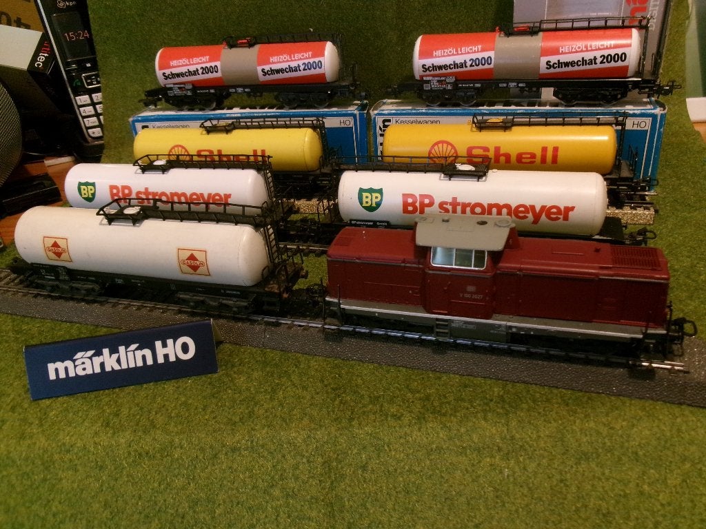 Marklin  Ketelwagens 12/16//18 euro Verzenden kan ook, Ophalen, Wisselstroom, Wagon, Zo goed als nieuw