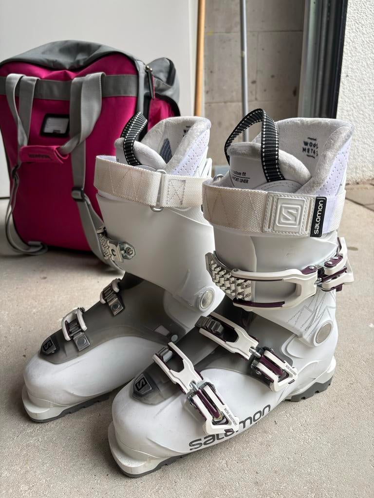 Salomon skischoenen dames - Comfort  maat 26 (40.5), Sport en Fitness, Skiën en Langlaufen, 160 tot 180 cm, Gebruikt, Schoenen