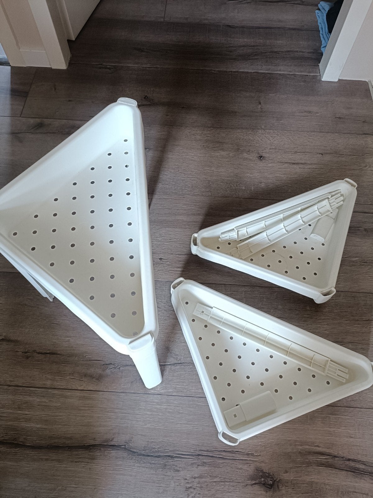 Douche rek ikea 3 lagen, Ophalen, Wit