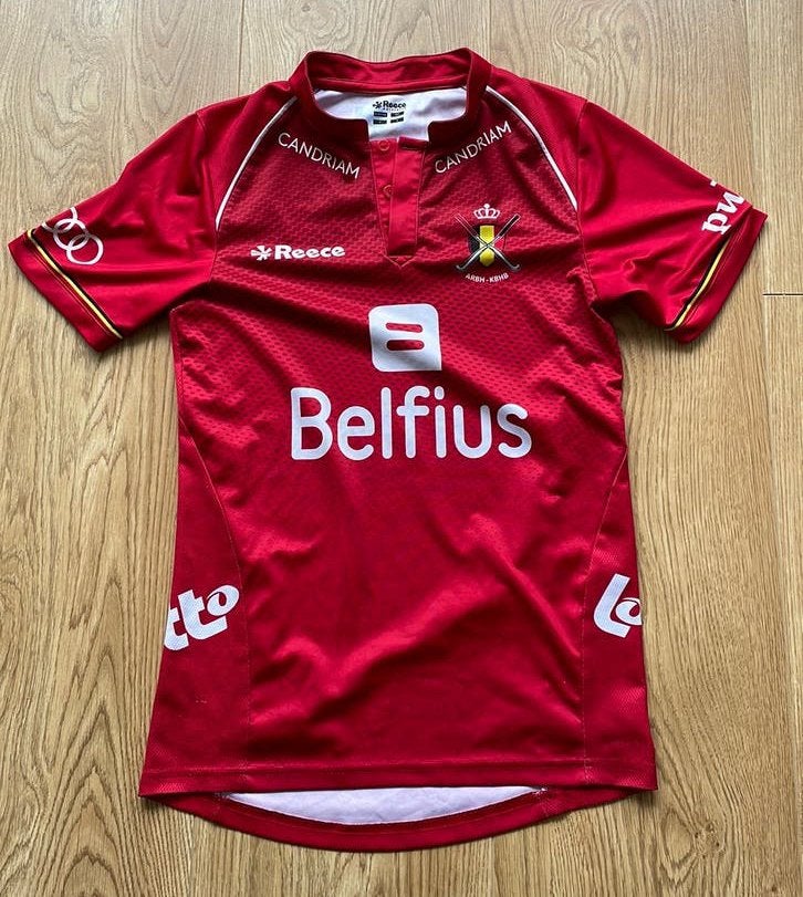Heren S officieel belgisch elftal hockey shirt, Ophalen of Verzenden, Gebruikt, Kleding