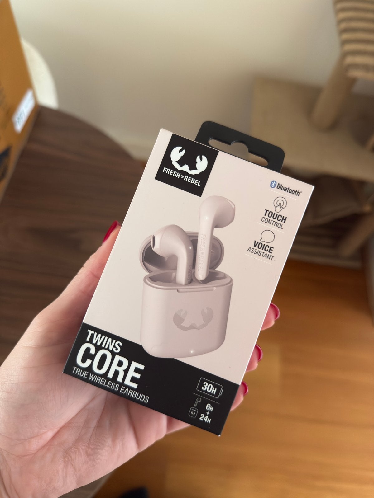 Fresh 'n Rebel Twins Core True Wireless Earbuds - Nieuw, Bluetooth, Roze, Nieuw, Ophalen of Verzenden