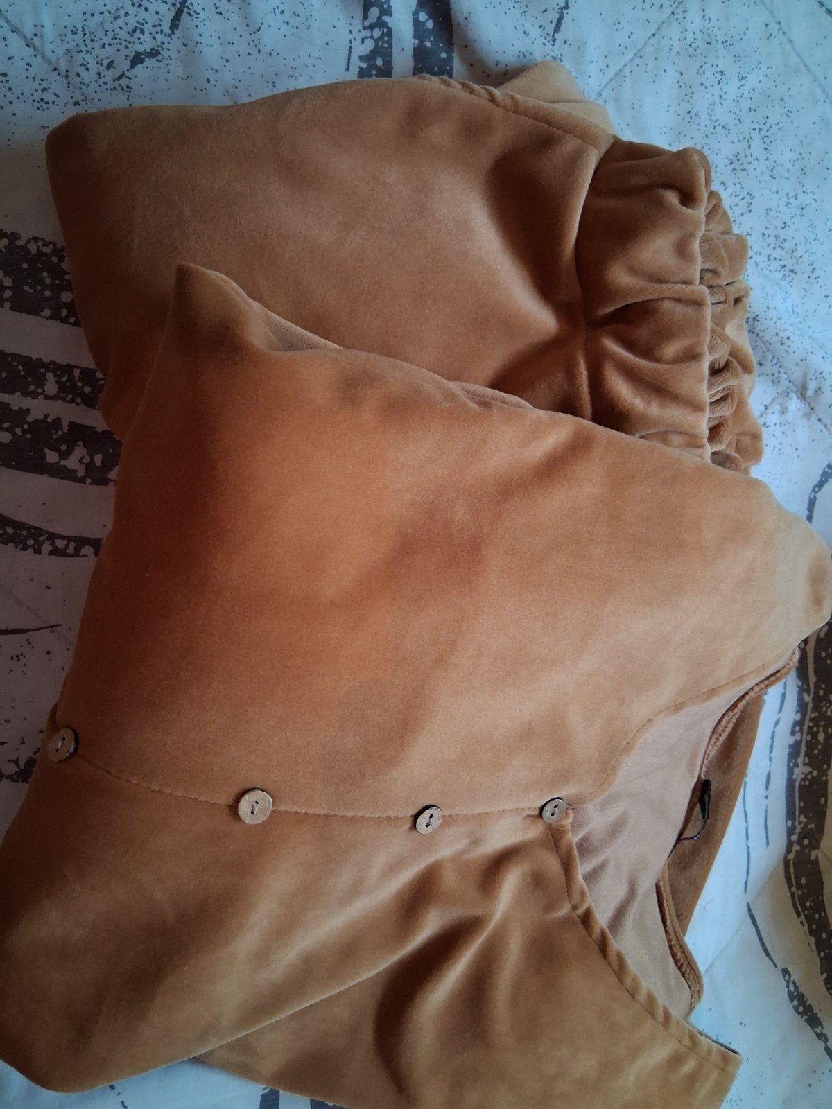 Comfortabel fluwelen  huispak, Kleding | Dames, Beige, Maat 46/48 (XL) of groter, Ophalen of Verzenden, Onbekend