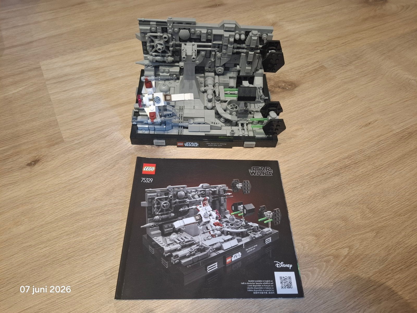 Lego Star Wars 75329 Death Star Trench Run diorama, Kinderen en Baby's, Speelgoed | Duplo en Lego, Ophalen of Verzenden, Zo goed als nieuw
