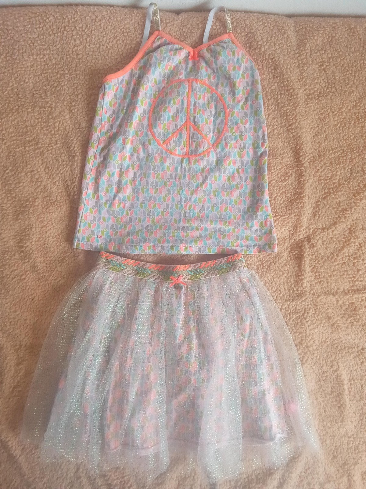 Leuk rok en top setje voor meisjes - Kidz Art 12 jaar, Ophalen of Verzenden, Zo goed als nieuw, Kidz Art, Meisje