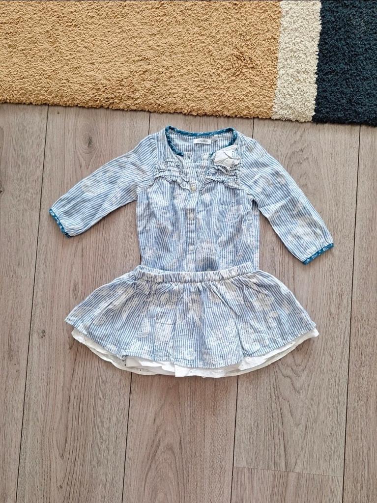 Set broekrok met blouse maat 80 Ikks, Ophalen of Verzenden, Zo goed als nieuw, Setje, IKKS