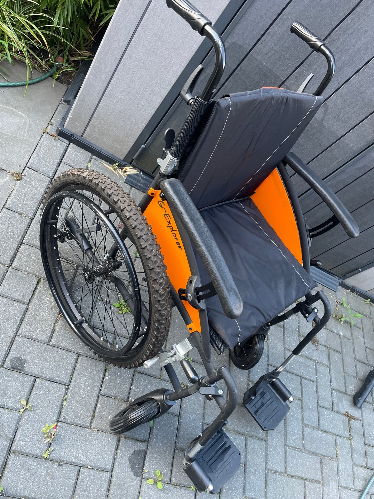 Excel lichtgewicht rolstoel G-Explorer zitbreedte 50cm, Diversen, Rolstoelen, Ophalen, Zo goed als nieuw, Duwrolstoel
