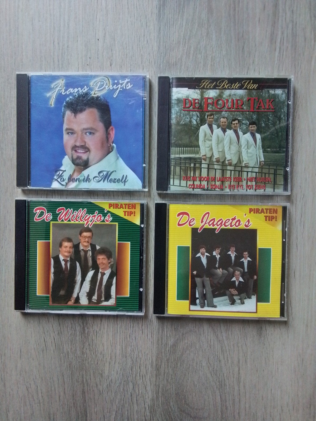 De Willyo,s, Jageto,s, the four Tak, Frans Duits, Ophalen of Verzenden, Zo goed als nieuw