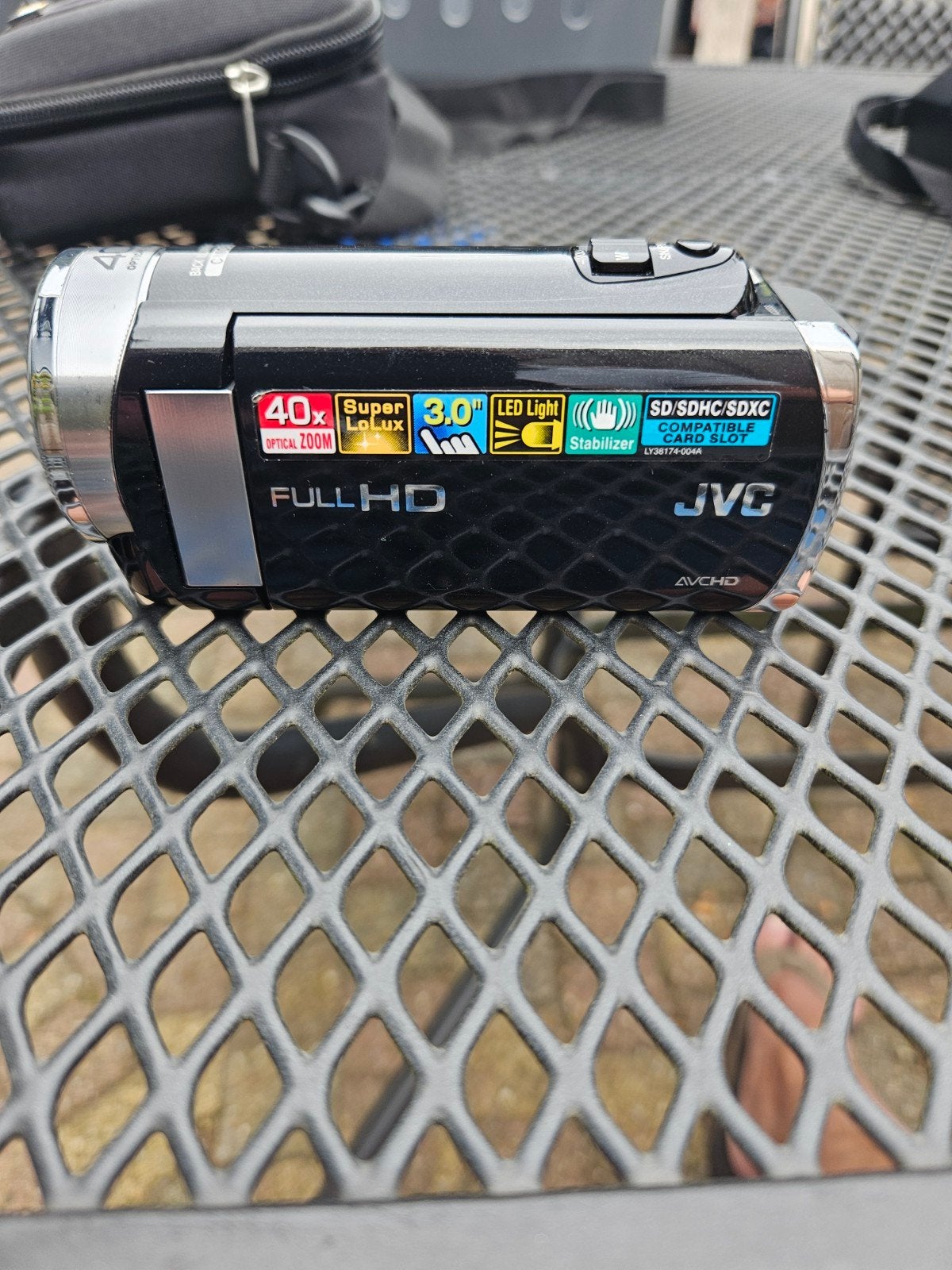 JVC Everio Gz-E205BE met tasje, Ophalen, JVC, 20x of meer