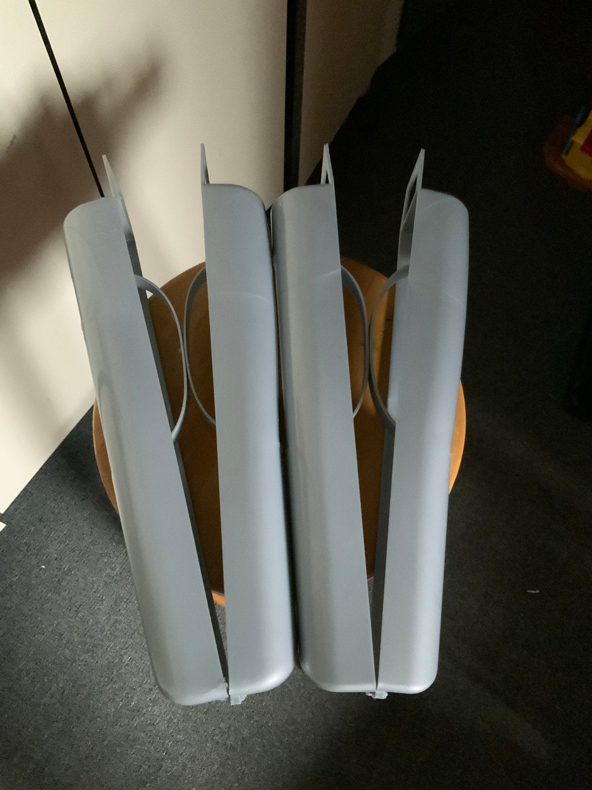 Twee laarzen spanners. Grijs, Ophalen of Verzenden, Zo goed als nieuw, Grijs, Hoge laarzen