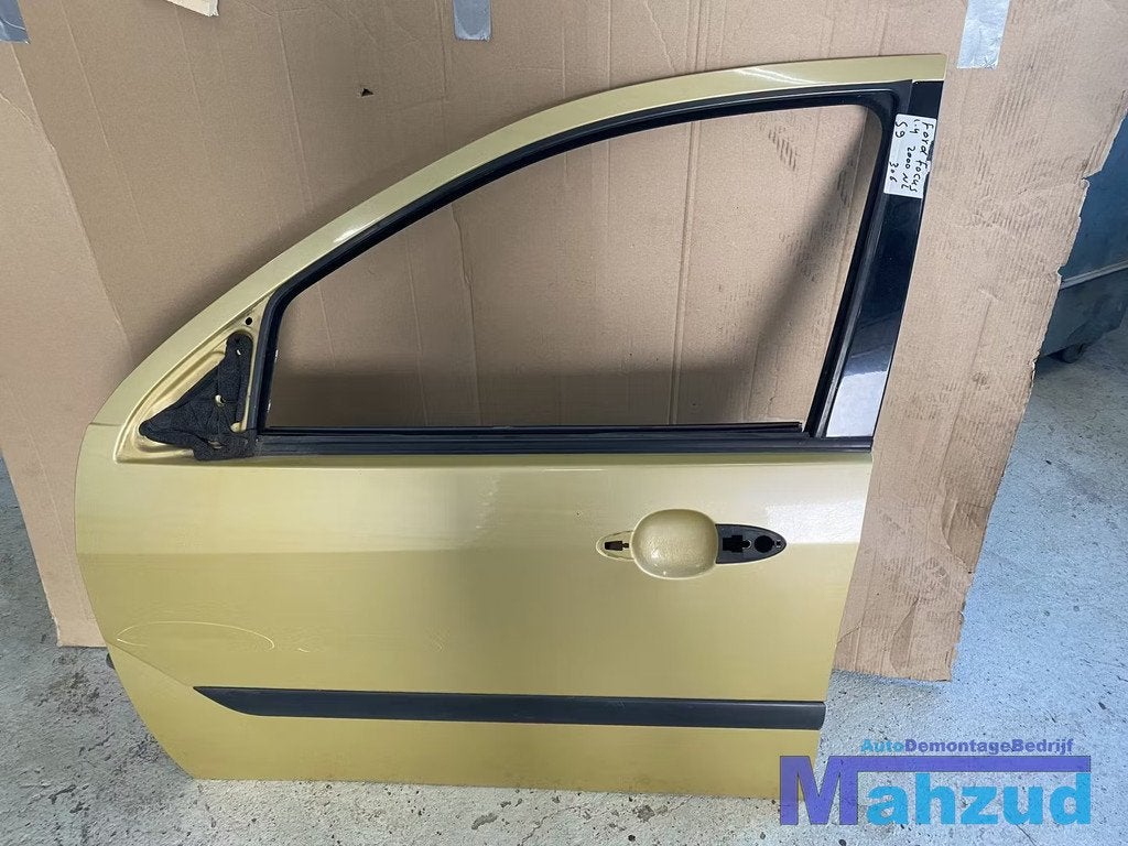 FORD FOCUS 1 Geel S9 Links voor deur portier 1998-2004, Gebruikt, Deur, Info@ford.com, Voor