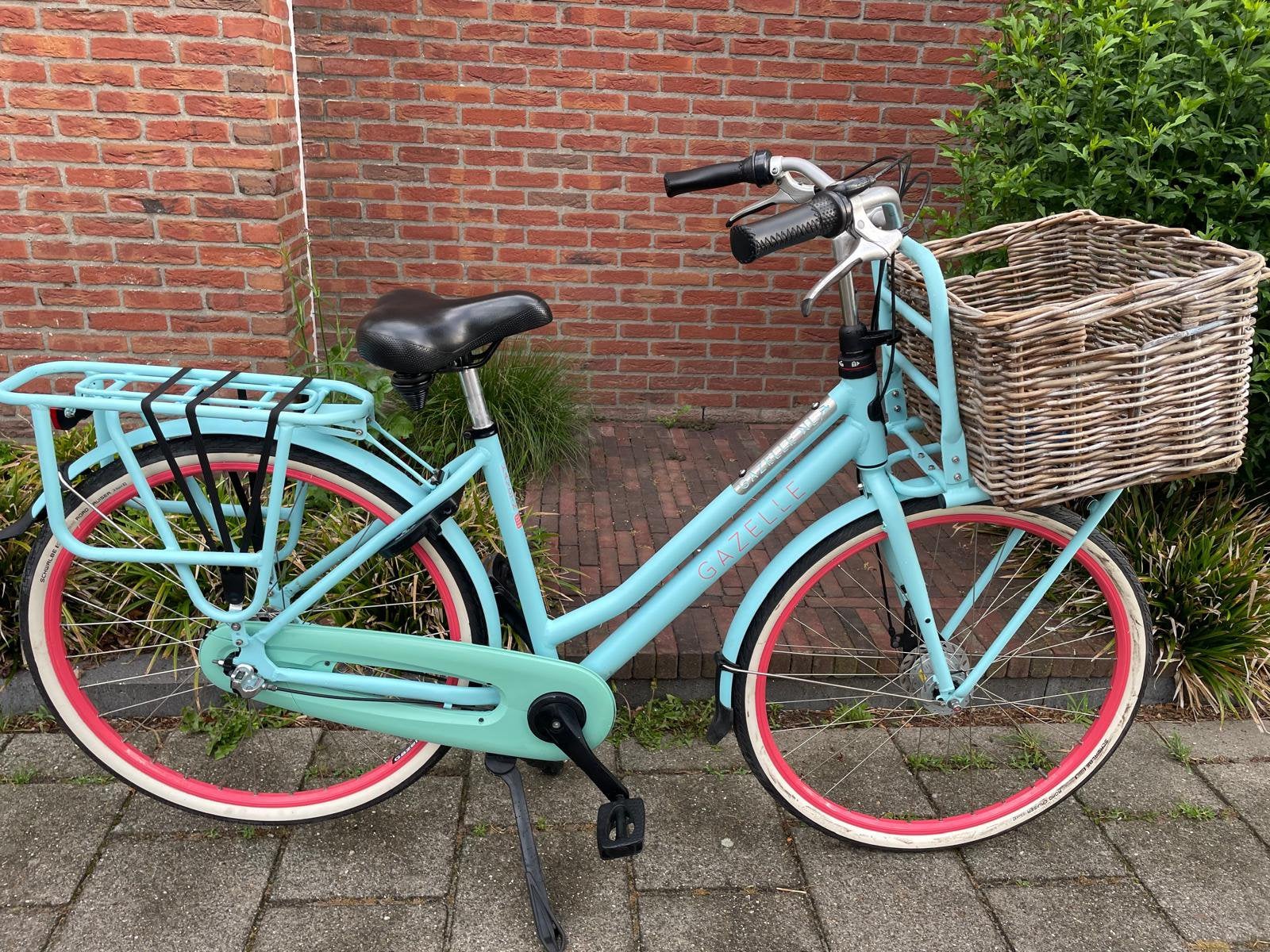 28 inch gazelle heavy duty nl tiener transporter izgs 3 vers, Versnellingen, Zo goed als nieuw, Trommelrem, Ophalen