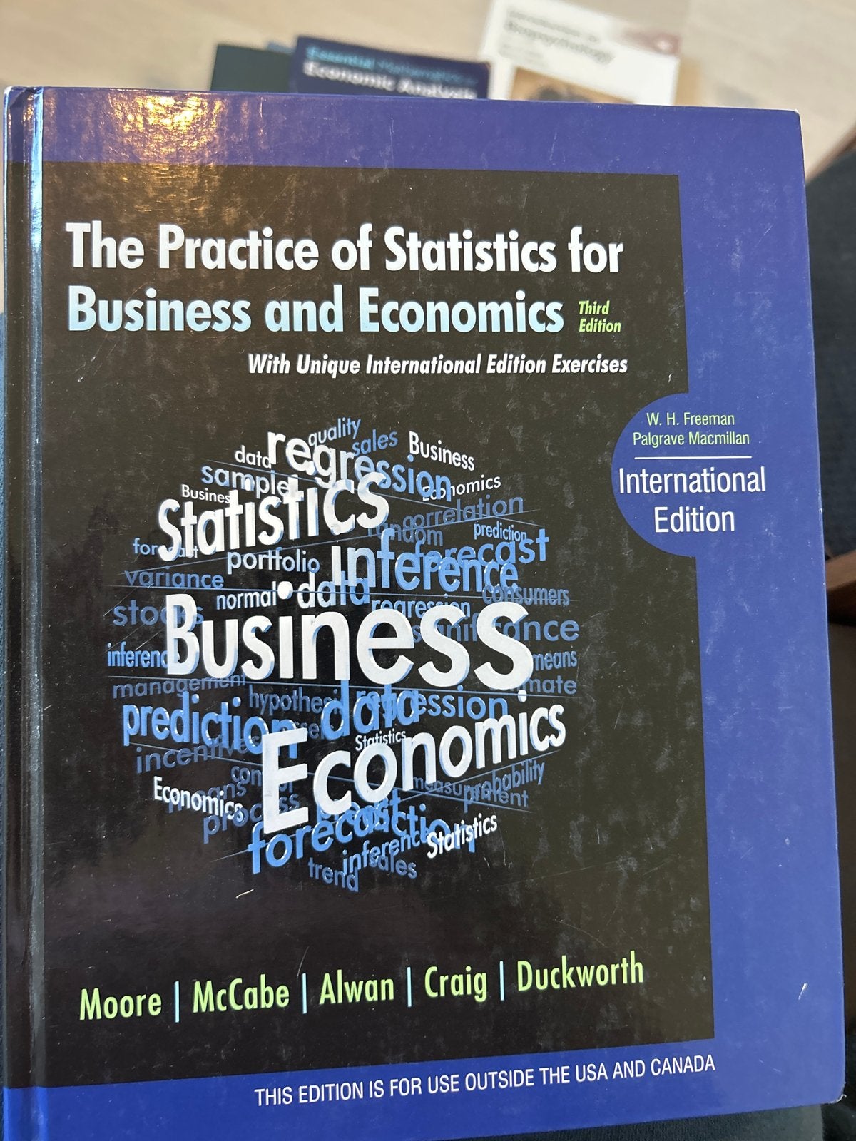 The Practice of Statistics for Business and Economics, Ophalen of Verzenden, Gamma, Zo goed als nieuw, WO