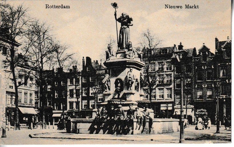 ROTTERDAM - NIEUWE MARKT, Ophalen of Verzenden, 1920 tot 1940, Ongelopen, Zuid-Holland