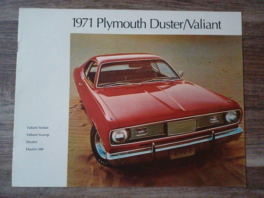 Plymouth Duster brochure uit 1971, Boeken, Ophalen of Verzenden, Zo goed als nieuw, Overige merken