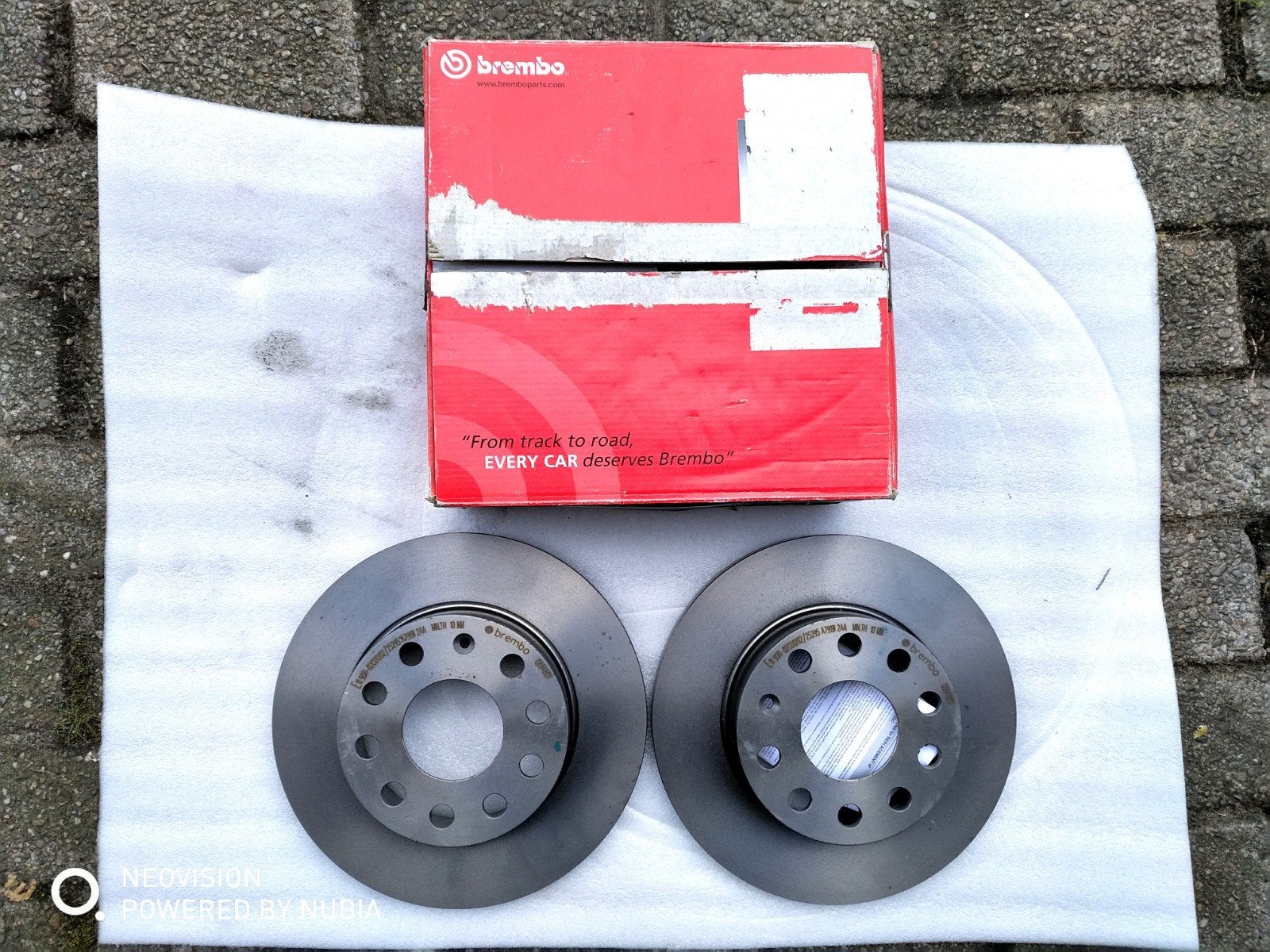 BREMBO Remschijven Audi A3 Achter, Ophalen of Verzenden, Nieuw, Audi