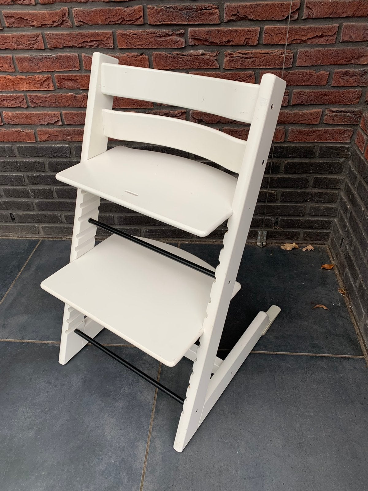 Stokke Tripp Trapp Wit, Ophalen, Zo goed als nieuw, Meegroeistoel, Aanschuifbaar