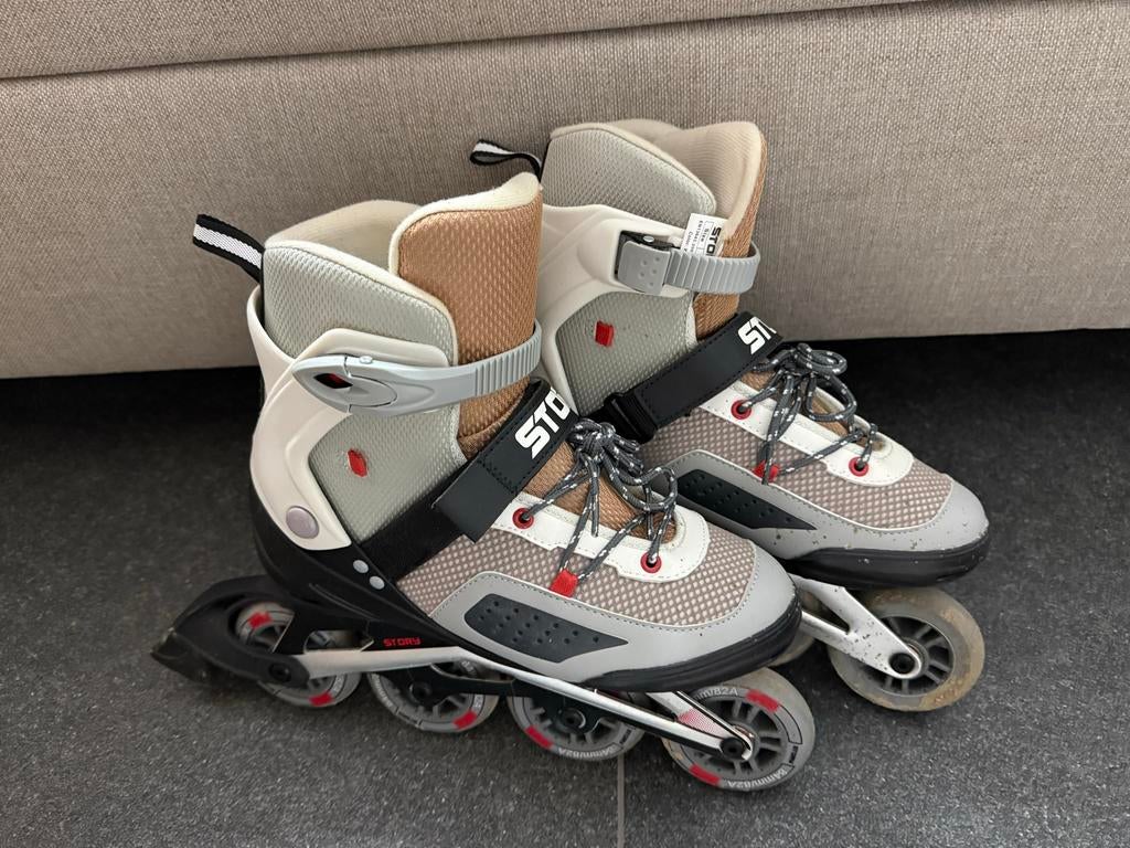 Story Skeelers maat 42 - één keer gebruikt, Overige merken, Gebruikt, Ophalen of Verzenden, Inline skates 4 wielen