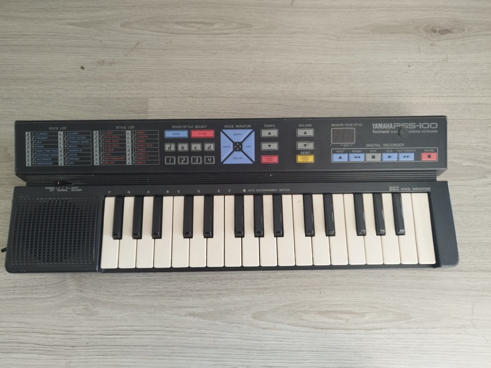 Yamaha PSS-100 Portasound Digital Recording Keyboard, Ophalen of Verzenden, Gebruikt, Overige aantallen, Yamaha