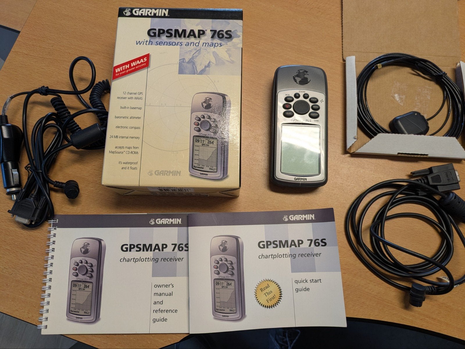 Garmin GPSMAP 76S GPS-ontvanger met accessoires, Auto diversen, Ophalen of Verzenden, Gebruikt