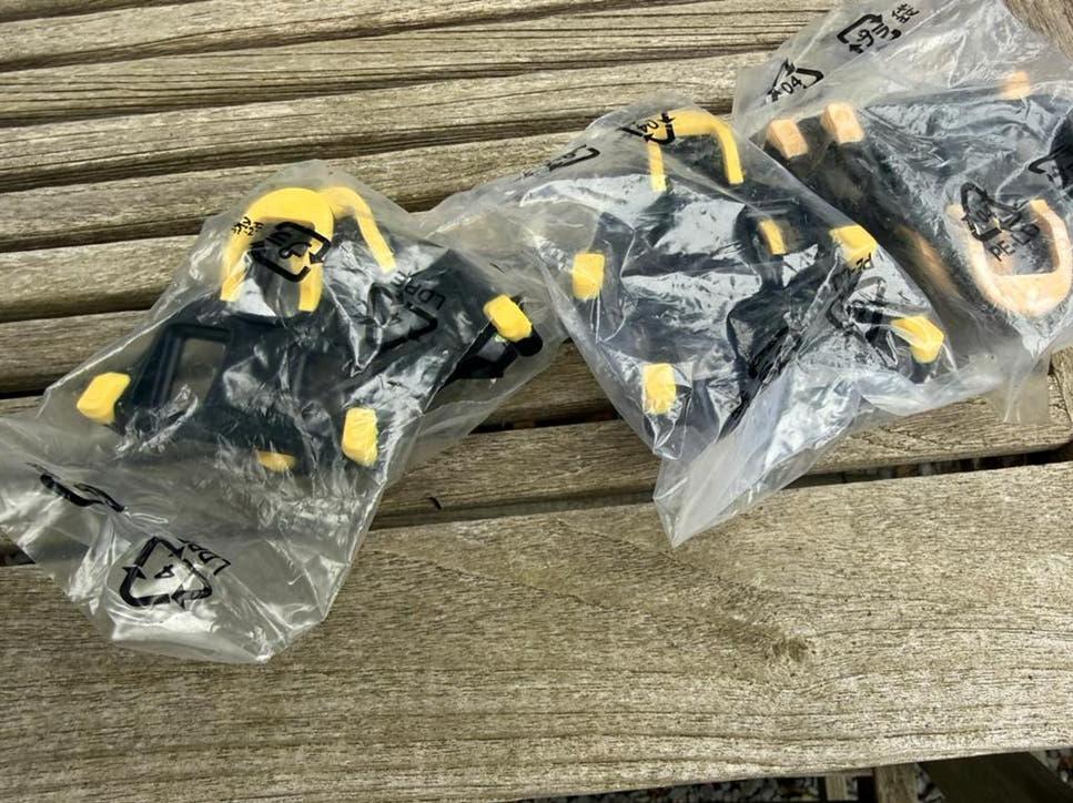 Schoenplaatjes Shimano SPD van - Shimano SPD SL - Look, Ophalen of Verzenden, Zo goed als nieuw, Bescherming