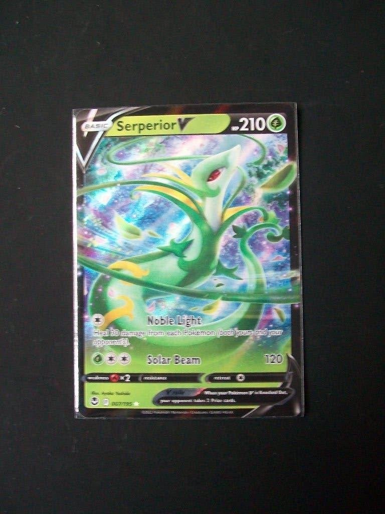 3469: Nieuwe Pokemon Kaart SERPERIOR V HP 210 (007/195), Verzenden, Nieuw, Losse kaart, Foil