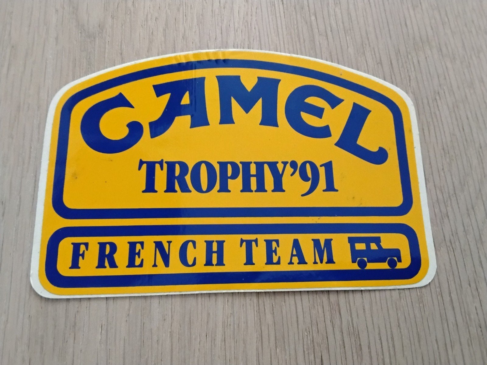 Sticker Camel Trophy 1991, French Team, Ophalen of Verzenden, Nieuw