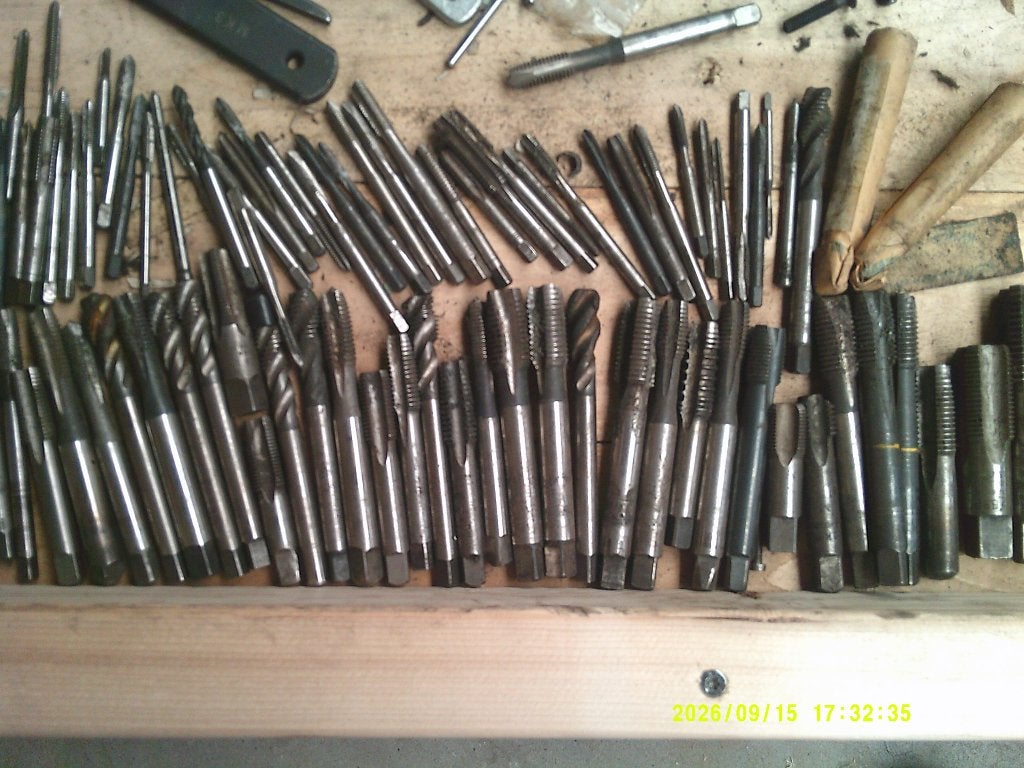 machine tapboren, Ophalen, Gebruikt, Kolomboormachine