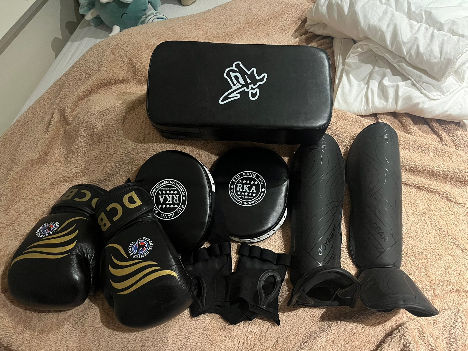 Set kickboks spullen, Ophalen, Zo goed als nieuw, Bokszak