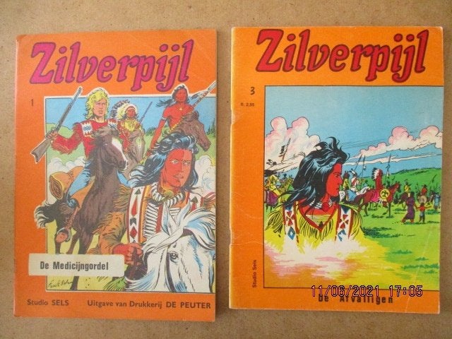adv4291 zilverpijl 2, Boeken, Stripboeken, Eén stripboek, Ophalen, Gelezen