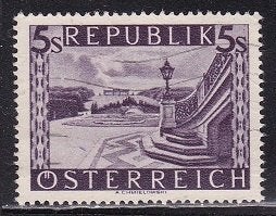 2634 - Oostenrijk michel 853 gestempeld , Landschappen ,, Verzenden, Gestempeld