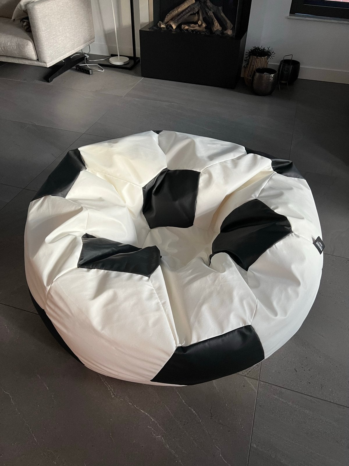 Zitzak voetbal - Sportsbag by Zitzakvoordeel, Ophalen, Zo goed als nieuw, Zwart, Zitzak