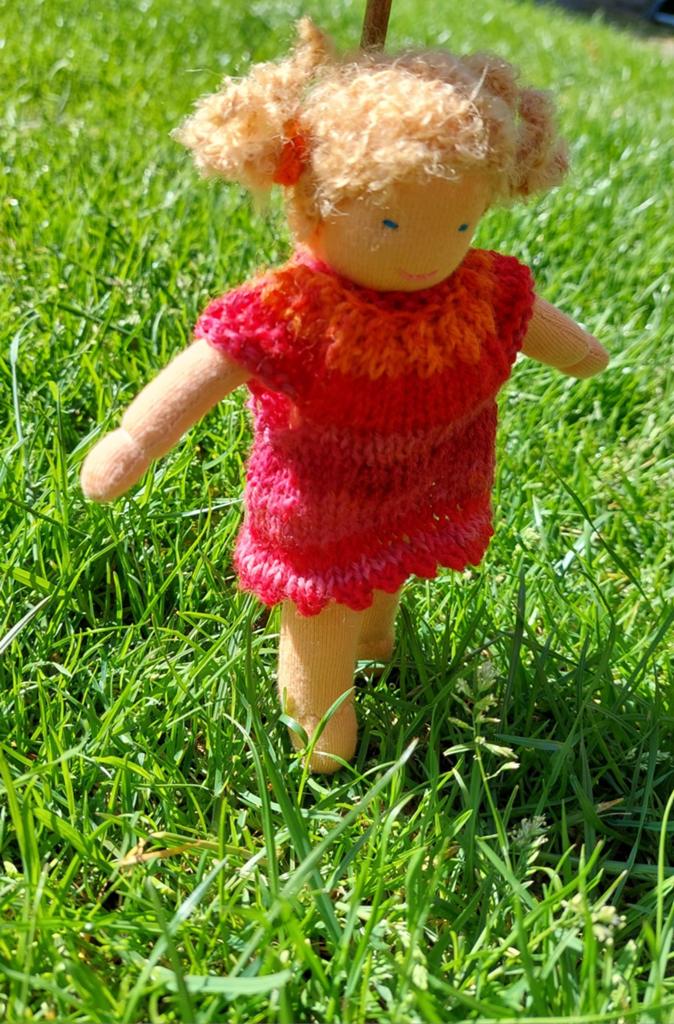 antroposofische pop, zonnekindpop, waldorfpop, vrije school, Kinderen en Baby's, Speelgoed | Poppen, Nieuw, Overige typen, Ophalen of Verzenden