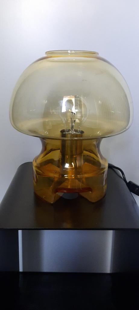 Mushroom lamp van Raak? of Leuchten? uit de jaren 70., Huis en Inrichting, Ophalen of Verzenden, Glas, Minder dan 50 cm