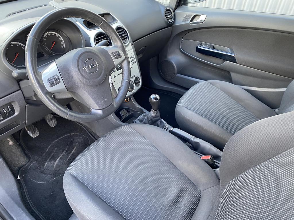 Opel Corsa 1.0-12V Selection 148Dkm, Briljant Zwart, LM, nw., Voorwielaandrijving, Euro 5, Zwart, Bedrijf