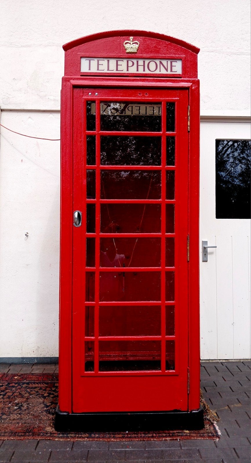 Originele Engelse Telefooncel uit Winfarthing Norfolk Eng, Antiek en Kunst, Ophalen