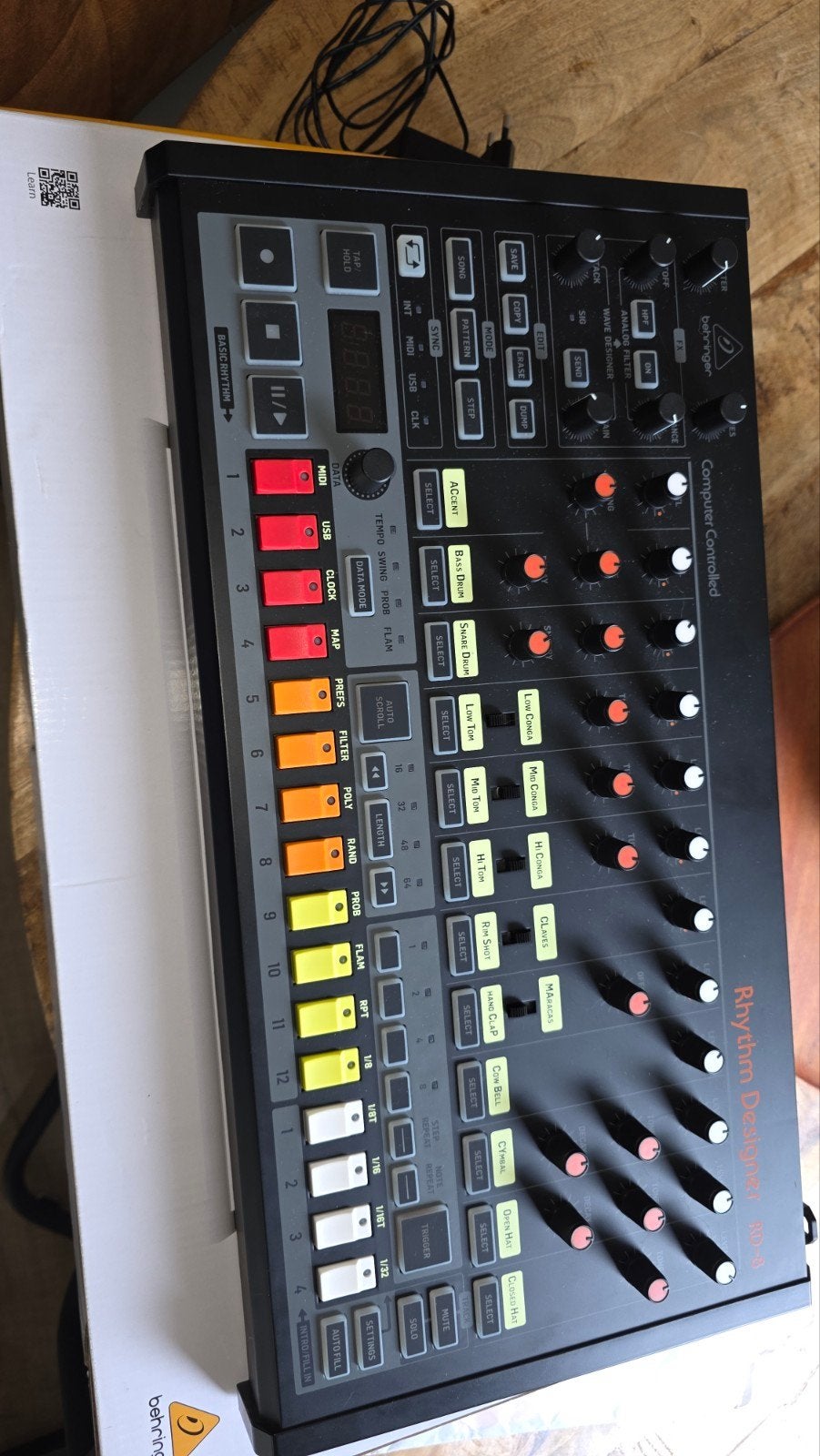 Behringer Rd8, Muziek en Instrumenten, Drumcomputers, Ophalen, Zo goed als nieuw, Overige merken