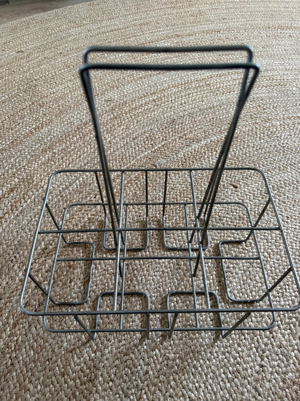 Vintage flessenrek, Met handvat, Metaal, Overige typen, Zo goed als nieuw