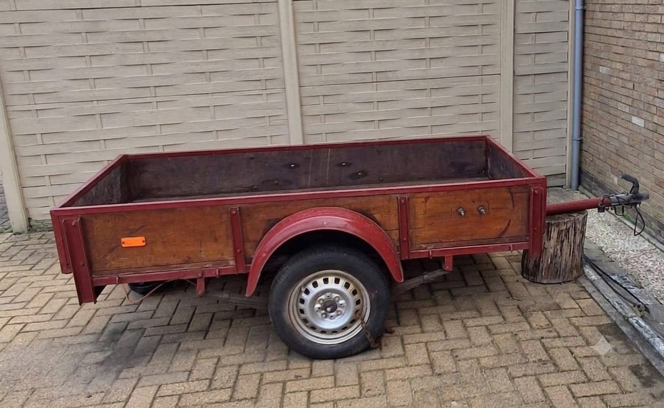 AANHANGWAGEN, Doe-het-zelf en Verbouw, Ophalen, Gebruikt