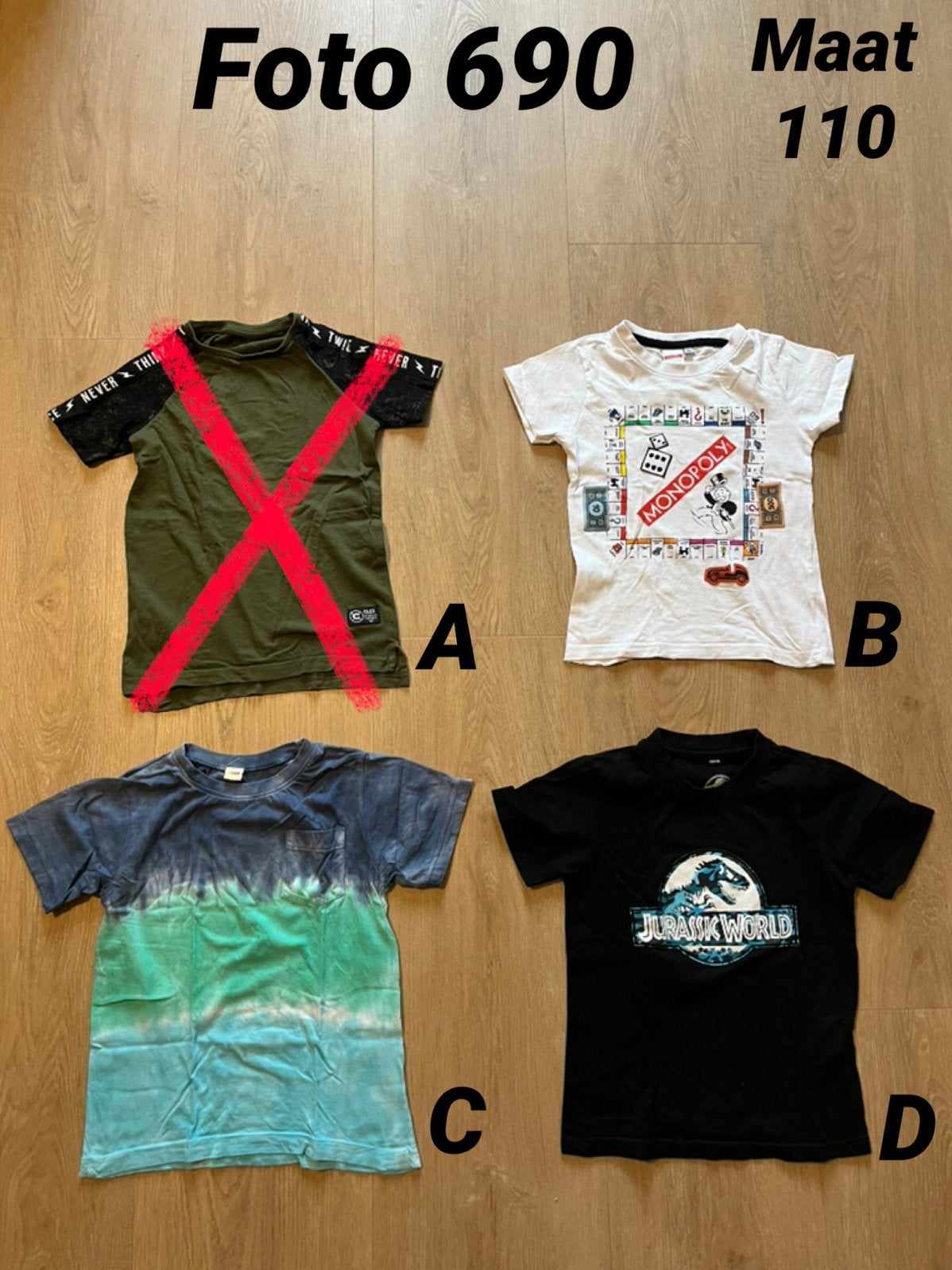 Shirt jongen maat 110 *foto 690*, Kinderen en Baby's, Kinderkleding | Maat 110, Ophalen of Verzenden, Zo goed als nieuw, Jongen