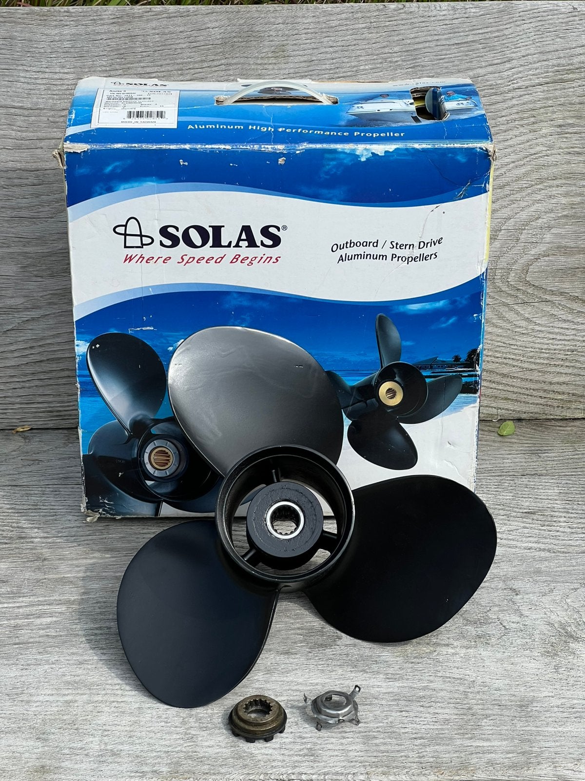 Solas Amita 3 Propeller Schroef Mercury 13 pitch / 16 inch, Watersport en Boten, Ophalen of Verzenden, Nieuw, Motor en Techniek